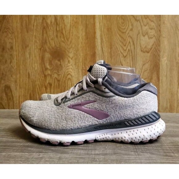 Brooks Athletic Shoes in Gray and Pink - Picture 3 of 12